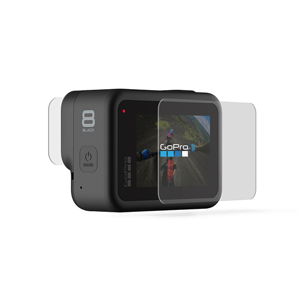 HERO8 Black Tempered Glass Lens + Screen Protectors